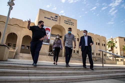 סגן שר הבריאות וראש העיר ערכו סיור עבודה 