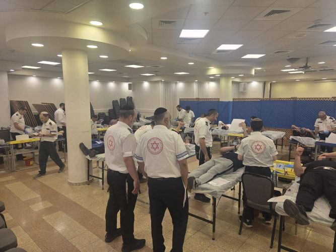 338 מנות דם נתרמו בפ"ת